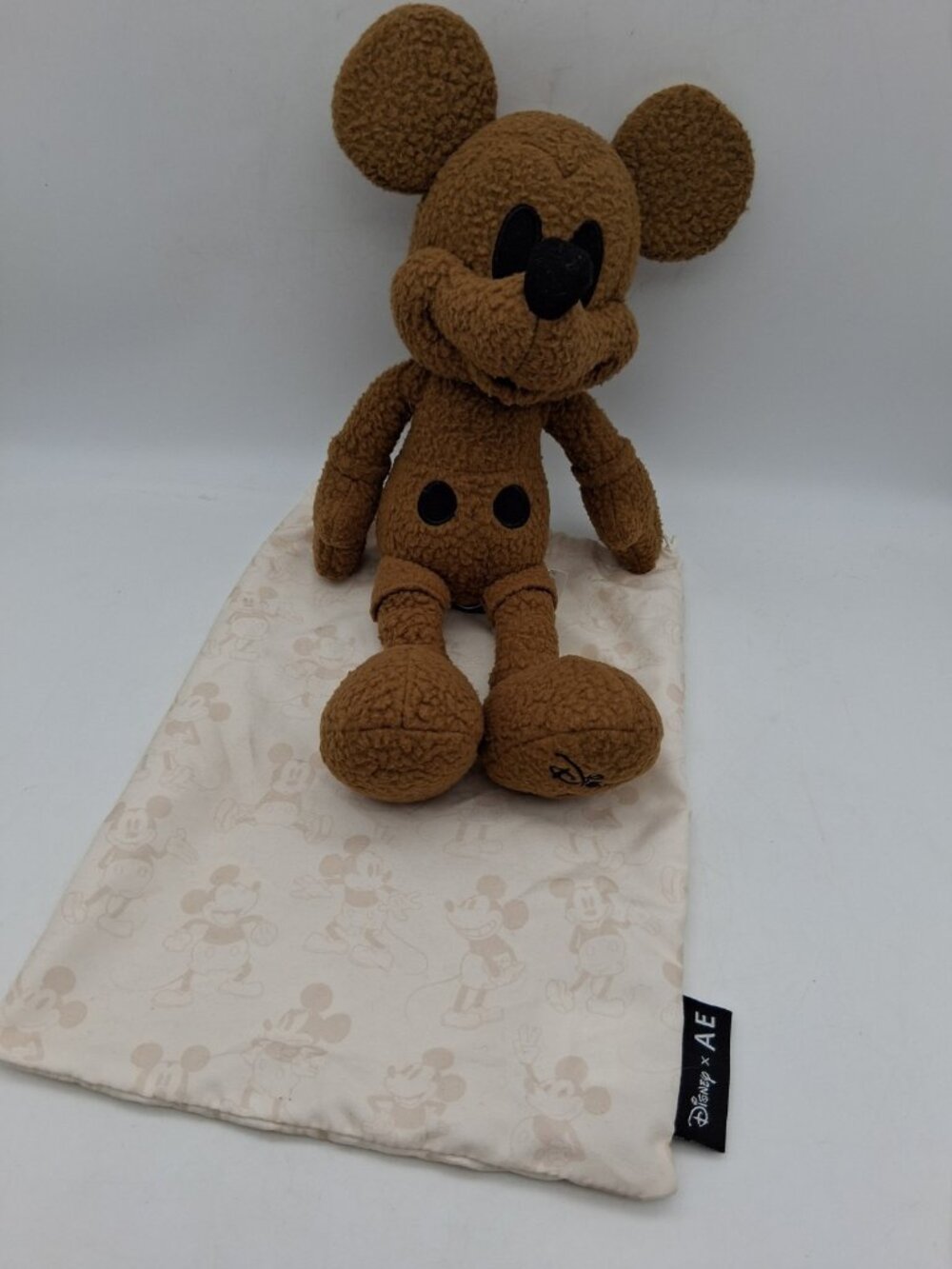 Mickey Mouse Disney X AE American Eagle Special Edition Plush & Dust Bag